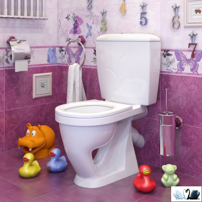 Унитаз Оскольская керамика Детский 47901110022, Стандарт с сиденьем