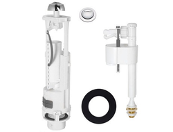 Комплект арматуры для сливного бачка Siamp Optima 49 (двухрежимный). Арт.32-4937-07