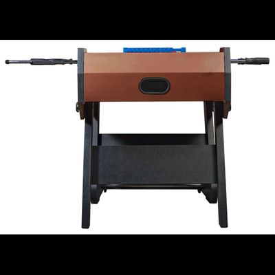 Игровой стол — футбол складной «Maccabi» (140×75×89, махагон)