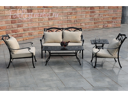 Комплект для отдыха из литого алюминия Venice.фото