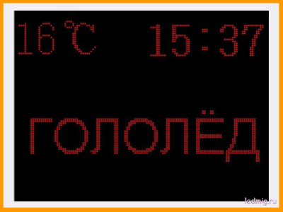 Табло погодных условий 1010*1330мм