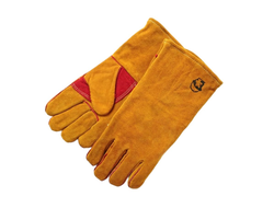 Краги особо прочные, с подкладкой, 35 см, желтый/красный