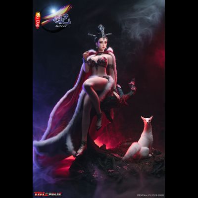 Лиса-оборотень Да Цзи (серебряная версия) - КОЛЛЕКЦИОННАЯ ФИГУРКА 1/6 Su Daji Silver (PL2023-206B) - TBLeague