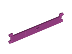 Garage Roller Door End Section with Handle, Magenta (4219 / 6325964)