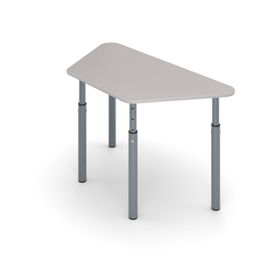 Стол ученический трапеция регулируемый на круглых опорах