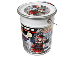 Густой Кровельный Герметик "Жидкая Кровля - быстрый ремонт". Ведро 5 л.