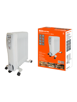 Масляный обогреватель МО-9, 2000 Вт,9 секций ,регул. мощн. (700/1300/2000Вт),термостат,TDM