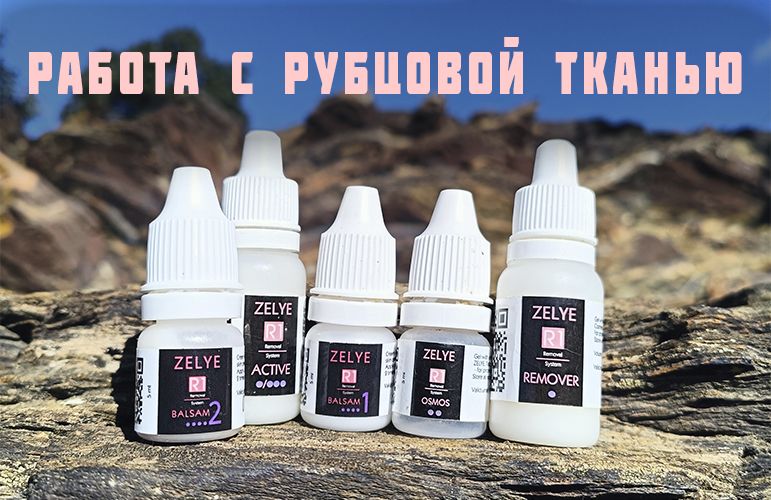 Лицензия и курс РАБОТА С РУБЦОВОЙ ТКАНЬЮ  ZELYE