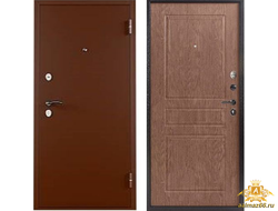 Входная металлическая дверь ТИТАН лесной орех 2050-960