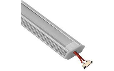 Профиль для светодиодной ленты угловой с фаской