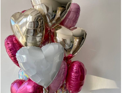 Сет из гелиевых шаров "Малина"