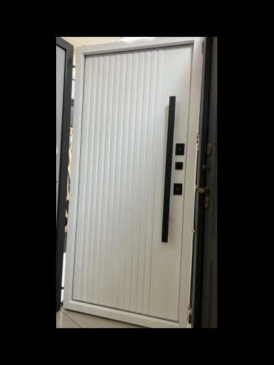 VENMAR (ВЕНМАР). СТАЛЬ 2 мм. ТЕРМО КРОНА ST 120/165 мм. ТЕРМОРАЗРЫВ/ МУАР Ral 7024 (СЕРЫЙ)/ СОФТ БЕЛЫЙ СНЕГ