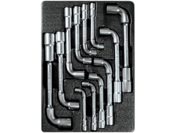 Набор торцевых ключей L-образных, ложемент, 12 предметов KING TONY 9-1812MR