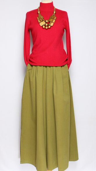 Джемпер "ЛАПША ПЛОТНЫЙ" 3238   персик, красный р.46-52