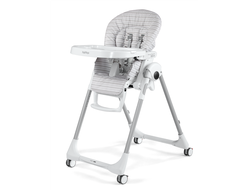 Стульчик для кормления Peg Perego Prima Pappa Follow Me Linear Grey