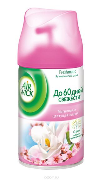 ОСВЕЖИТЕЛЬ ВОЗДУХА AIRWICK PURE "ЦВЕТУЩАЯ ВИШНЯ", СМЕННЫЙ БЛОК, 250 МЛ