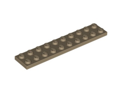 Plate 2 x 10, Dark Tan (3832 6079776 6522352)
