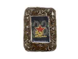 Тульский пряник "23 Февраля" с декором 750 гр.