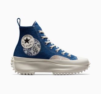 Кеды Converse Run Star Hike Platform Denim Patchwork