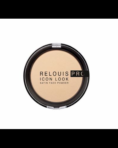 Компактная пудра RELOUIS PRO ICON LOOK satin face powder