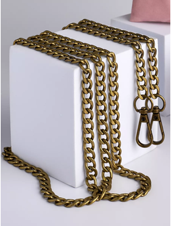 Цепочка для женской сумки металлическая 160 см