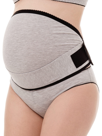 Серый дородовой бандаж 0845 ФЭСТ