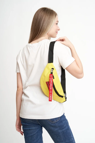 Сумка на пояс Optimum Mini RL, желтая