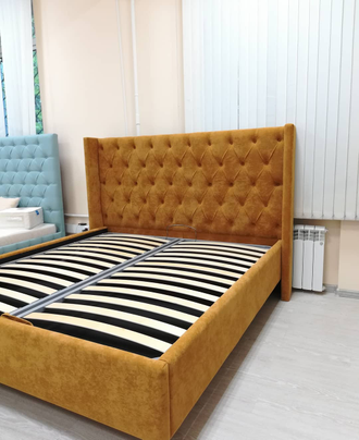 Кровать "Графиня" кирпичного цвета