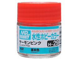 Mr. Hobby: Краска акриловая H29 "Salmon Pink Gloss"
