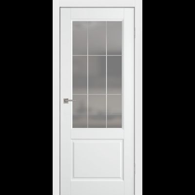 Нарвик остекленная эмаль белая