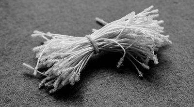 Тычинки Сахарные около 140 нитей , цвет черный