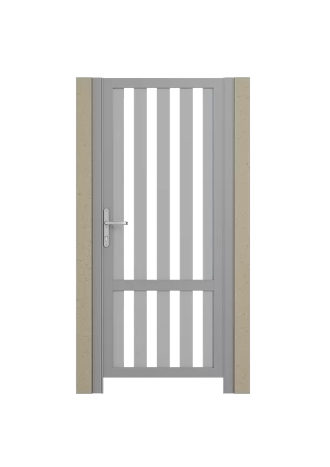 Клитка Alutech с заполнением из алюминиевых экструдированных профилей. 1000х2000мм (ШхВ)