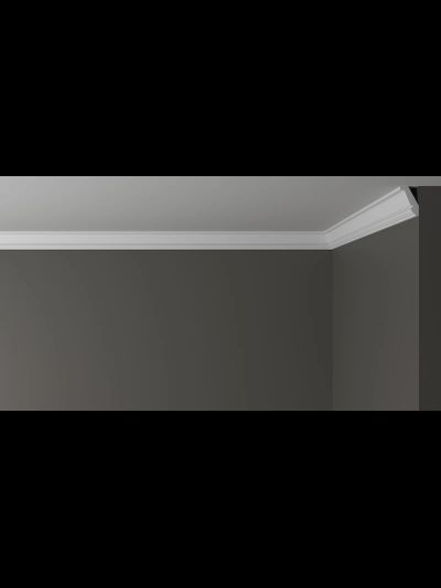 Потолочный плинтус DECOR-DIZAYN DD24, из дюрополимера, под покраску, ударопрочный, 2 метра