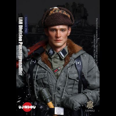 ПРЕДЗАКАЗ - Немецкий панцергренадер - Коллекционная фигурка 1/6 WWII LAH Division Panzergrenadier 1943 (UD9052) - UJINDOU ?ЦЕНА: 23300 РУБ.?