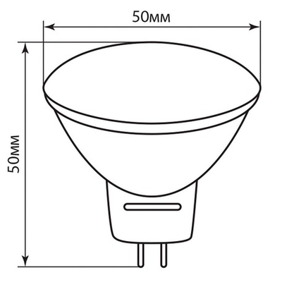 Светодиодная лампа MR16 7W GU5.3 софит