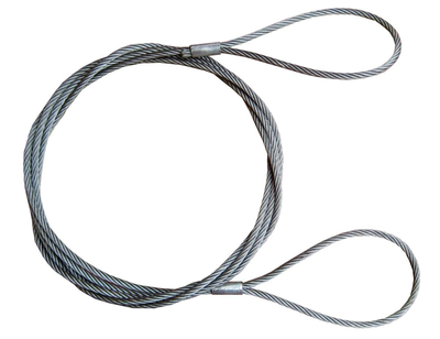 Буксировочный стальной трос 40т 6м петля/петля