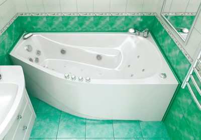 Акриловая ванна Triton Скарлет Левая,167х96x58 см