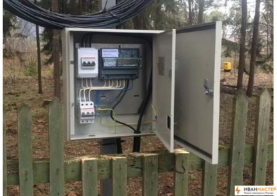 Подключение и установка трубостойки 30кВт с электричеством для дома и дачи в Москве и МО ИВАНМАСТЕР