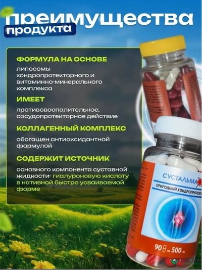 Сустальмакс 2в1, природный хондропротектор