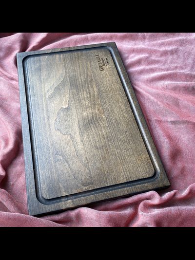 доска для подачи блюд с логотипом