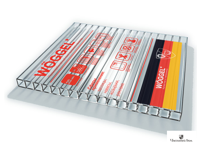 Сотовый поликарбонат "Кинпласт ВЁГЕЛЬ" 4 мм