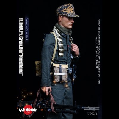 ПРЕДЗАКАЗ - Немецкий пулеметчик - Коллекционная ФИГУРА 1/6 Oder 1945  (UD9051) - UJINDOU ?ЦЕНА: 23700 РУБ.?