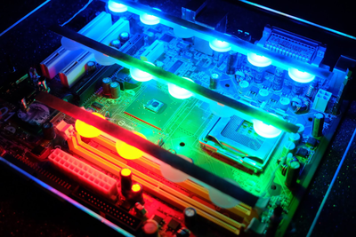 Бинарные часы CLO-Sysadmin из материнской платы - 1