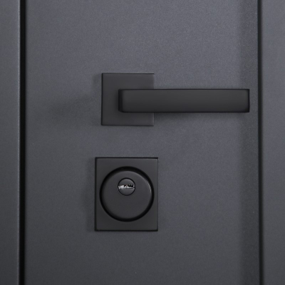 Стальная дверь   Arte с окном (терморазрыв 3к). Заказная модель.