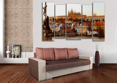 Модульная картина "Столица Чехии"