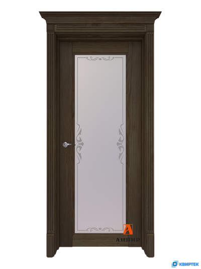 Межкомнатная остекленная дверь с покрытием ПВХ NEOCLASSIC NC10 купить в Челябинске | КВИРТЕК