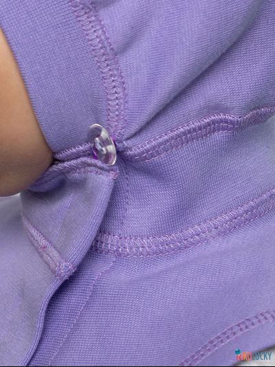 Шапка-шлем 24301-01 95%хлопок 5%лайкра, ярко-сиреневый 42-44