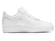 Кроссовки Nike Womens Air Force 1 '07 Triple White  белые низкие