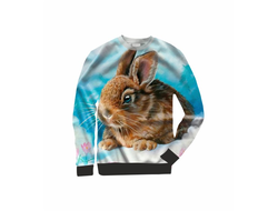 Свитшот 3D с полной запечаткой год Кролика №4