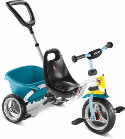 Трехколесный велосипед Puky CAT 1S white/mint белый/мятный